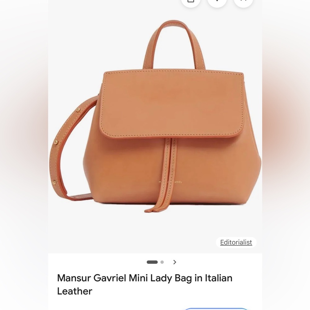 Mansur Gavriel
Mini Lady Bag - Cammello/Rosa